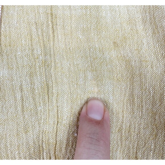 Poetry Lagenlook Women's Beige Jacket Blazer Linen Natural Coastal Luxury, Sz 12 - Picture 9 of 9